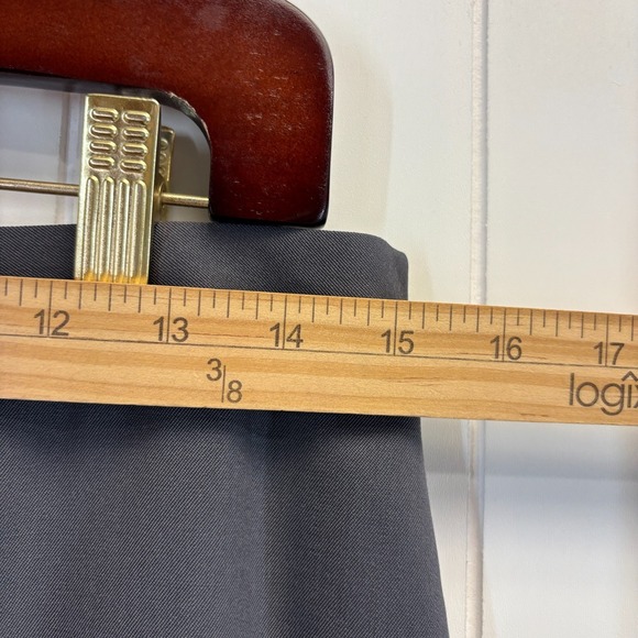 Vintage J Crew Womens Minimalist Career Wool Skirt Size 4 Office Professional - Picture 4 of 8